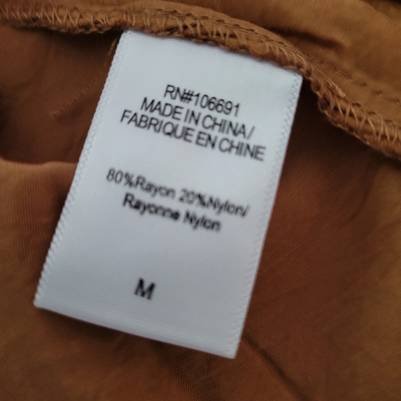 NWT Young Fabulous & Broke YFB ❤️ Derby Dress 👗 Marigold Burnt Umber Med - Picture 6 of 10